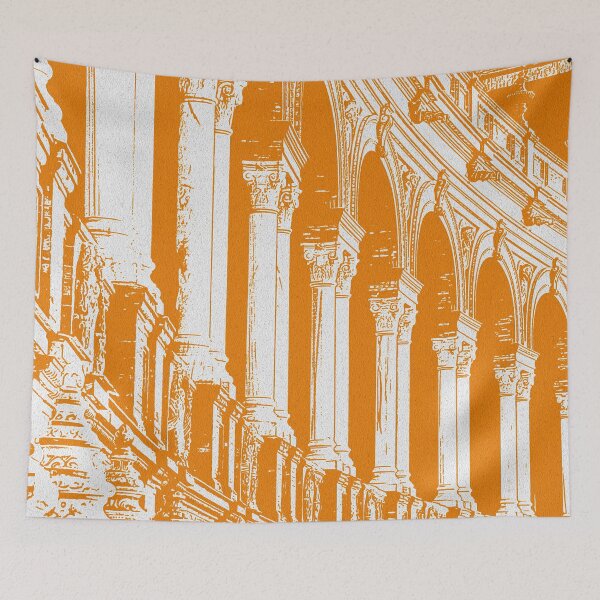 Item preview, Seville, Plaza de Espana designed and sold by AM FineArtPrints.