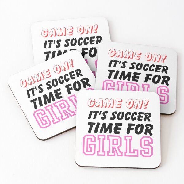 Item preview, Game on It's Soccer time for Girls designed and sold by InnovativeGFX.