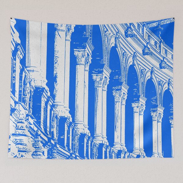 Item preview, Seville, Plaza de Espana designed and sold by AM FineArtPrints.