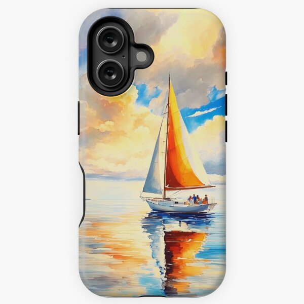 Item preview, Serene Sailboat Watercolour 2 designed and sold by Yontartov.