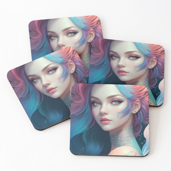 Item preview, Mermaid Marine Marvel IIIustration designed and sold by PaperPalette.