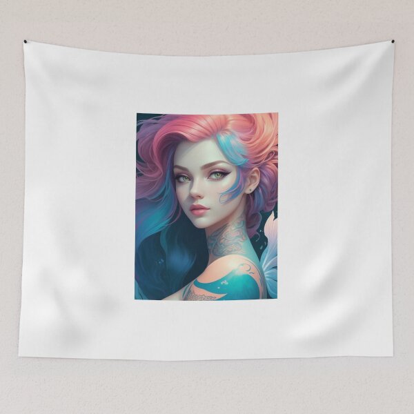 Item preview, Mermaid Marine Marvel IIIustration designed and sold by PaperPalette.