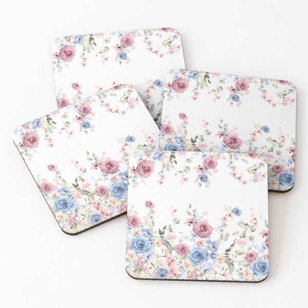 Item preview, floral, watercolors, rose, vintage flower, wild flower, flower garden designed and sold by mintdiamond21.