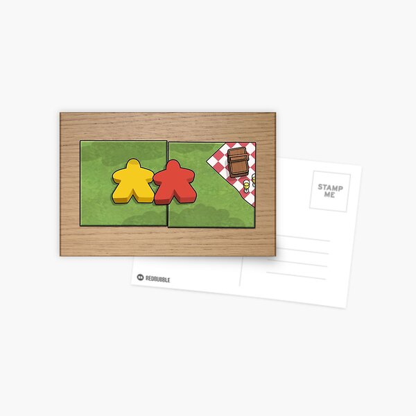 Happy Meeple Valentine's Day Postcard