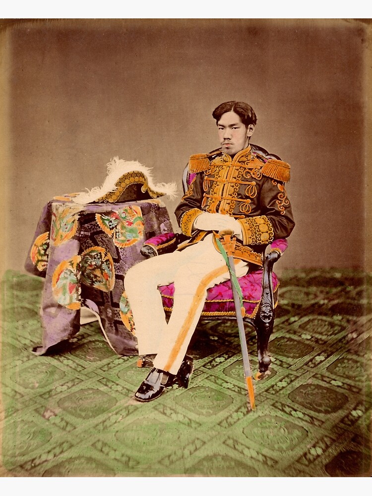Meiji Emperor of Japan, Mutsuhito, 1872 by Fletchsan