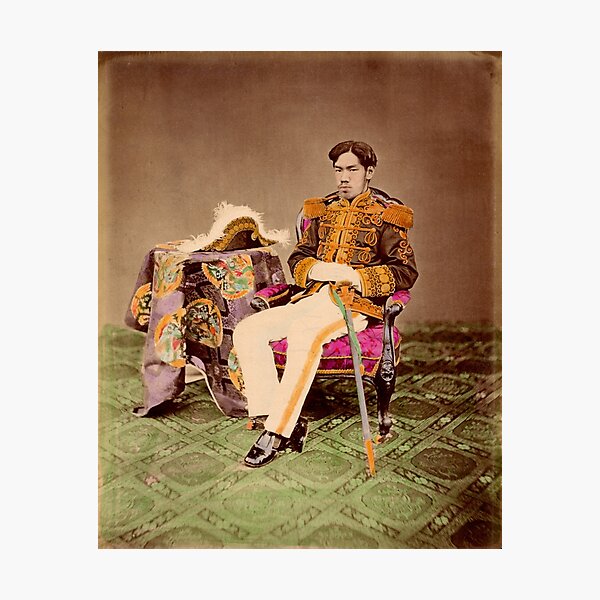 Meiji Emperor of Japan, Mutsuhito, 1872 Photographic Print