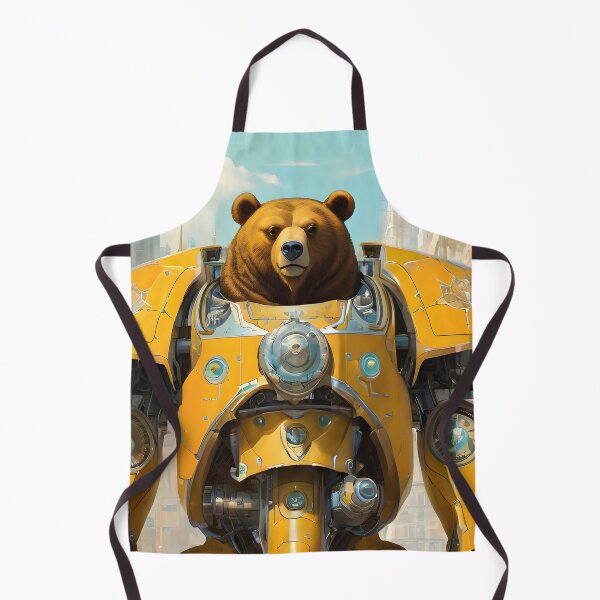 Item preview, Giant Robot Bear Warrior designed and sold by imabbasanwar.