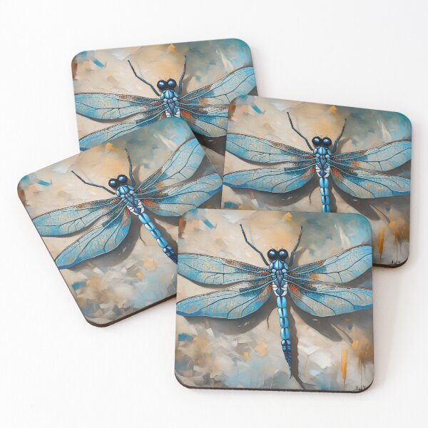 Item preview, Digital Dragonfly Floral Oil Painting designed and sold by MySupplemental.