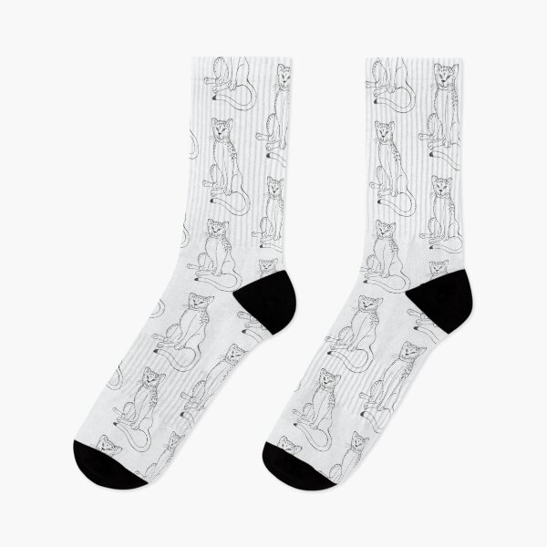 Item preview, Sitting snow leopard designed and sold by Anmioma.