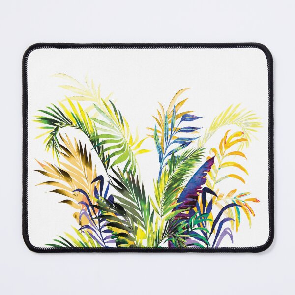 Item preview, leaves, tropical, summer print, swimwear pattern, watercolors designed and sold by mintdiamond21.