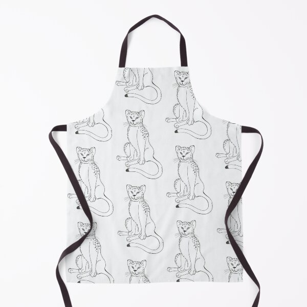 Item preview, Sitting snow leopard designed and sold by Anmioma.