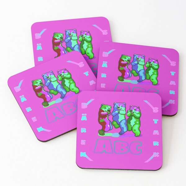 Item preview, ABC BÄRENSTRAK, pink and colorful funny bears designed and sold by kikidu21.