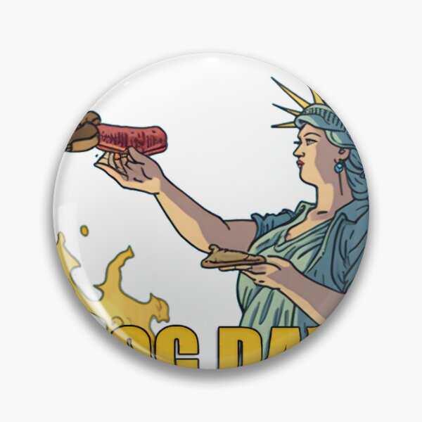 Item preview, Lady Liberty Smoking Meat in the BBQ State—Summer Xmas action in a hot dog-day afternoon of August designed and sold by ignasirus.