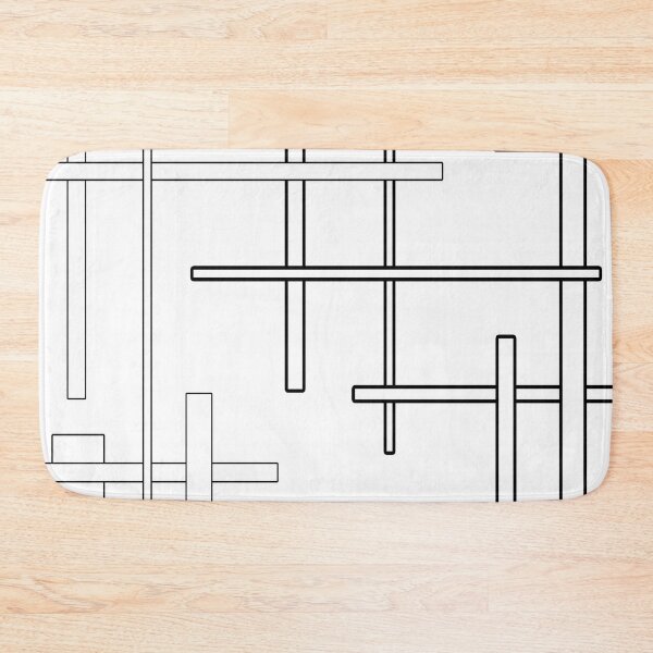 Item preview, Abstract geometric pattern - black and white. designed and sold by K.S ART.