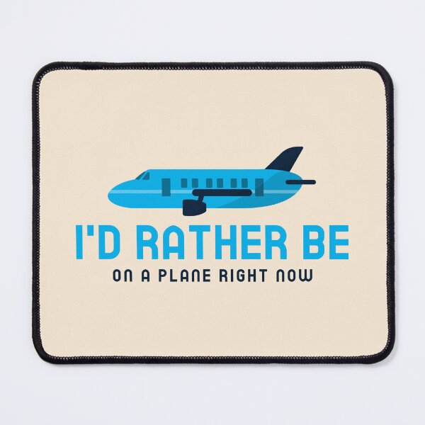 Artikelvorschau, Ich würde jetzt lieber im Flugzeug sitzen entworfen und verkauft von MHerardDesigns.