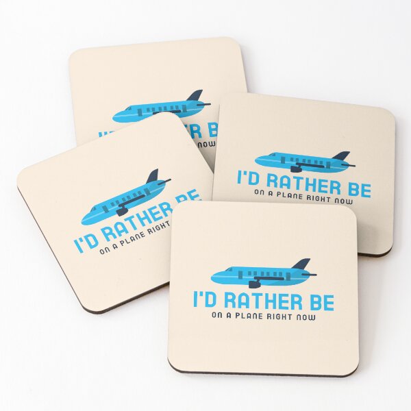 Item preview, I'd Rather Be On A Plane Right Now designed and sold by MHerardDesigns.