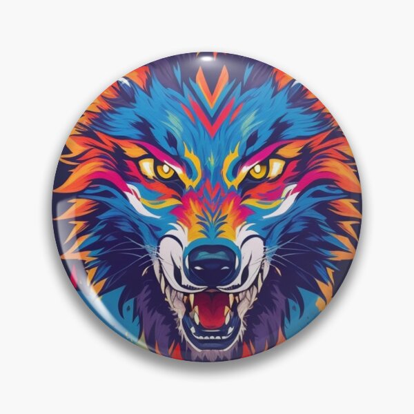 Item preview, Halloween Scary Wolf Head - Wild Animals designed and sold by Ridiculam Toga.