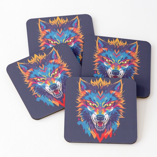 Item preview, Halloween Scary Wolf Head - Wild Animals designed and sold by Ridiculam Toga.