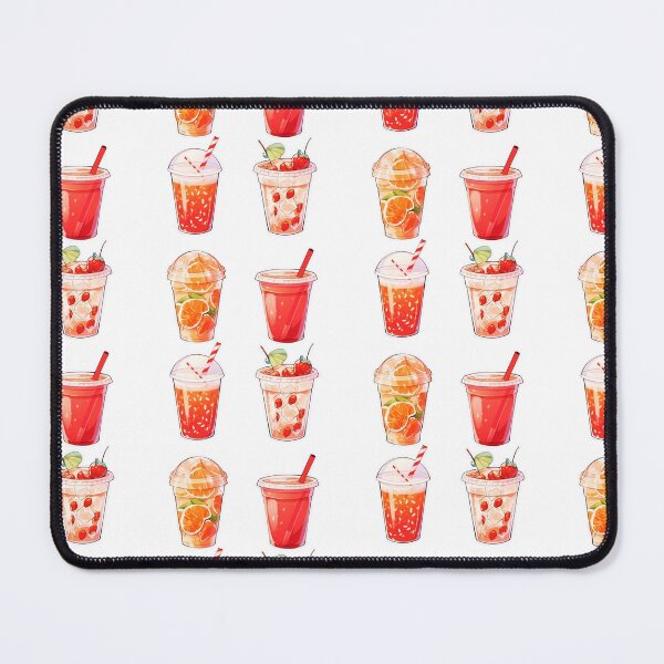 Item preview, Orange, Watermelon, Guava, Strawberry Drink Sticker Pack Design Art by ZeesDesign on Redbubble designed and sold by ZEESDESIGN.