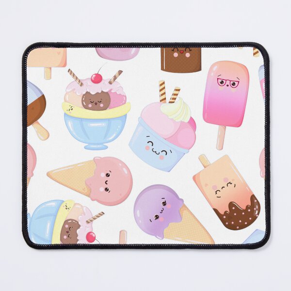 Item preview, Cute Kawaii Icecream Pattern designed and sold by artfulbitsbyk.