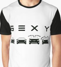 Sexy Tesla Grafik T-Shirt