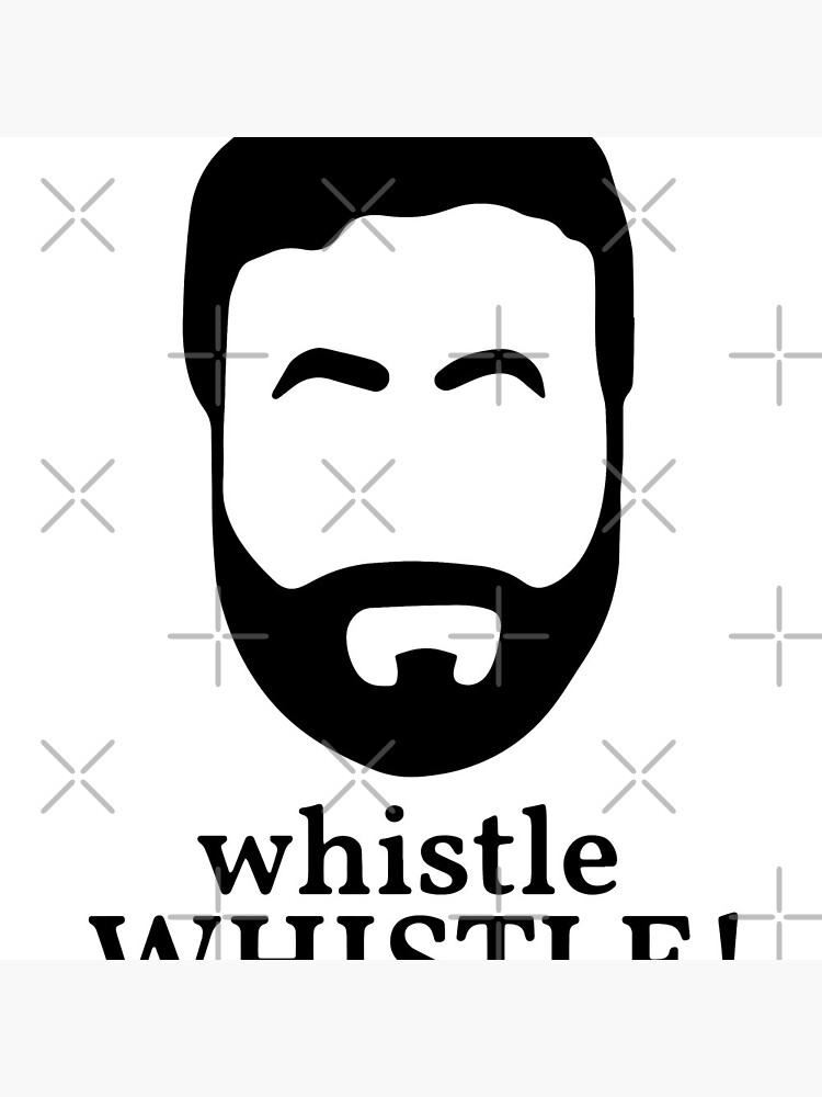 Whistle to whistle on my way - Ted Lasso | Pin sold by Gustavo Barros ...