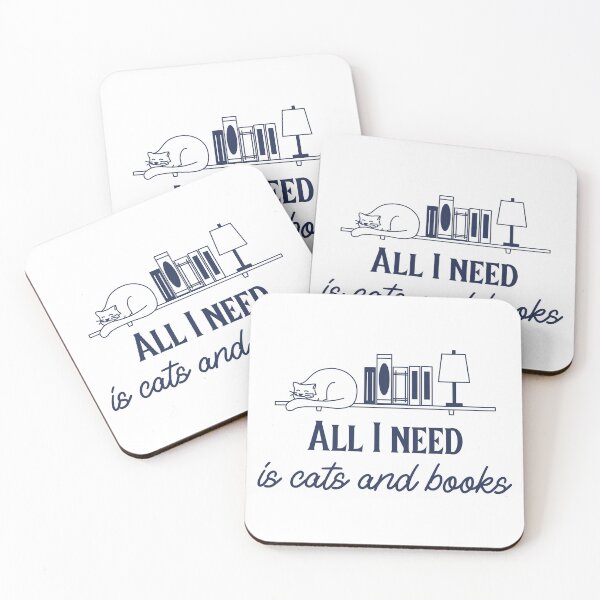 Item preview, All I need is cats and books designed and sold by erenton.