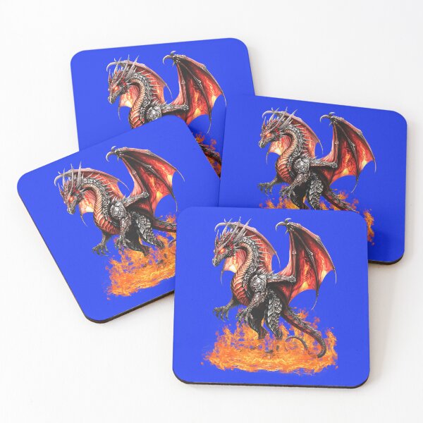 Item preview, Dragon of the Fire Realms, fantasy art designed and sold by LoneAngel.
