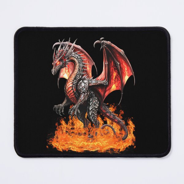 Item preview, Dragon of the Fire Realms, fantasy art designed and sold by LoneAngel.