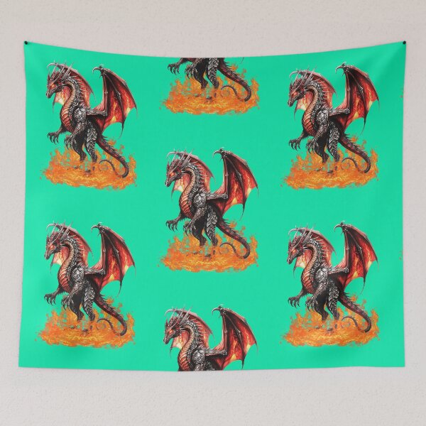 Item preview, Dragon of the Fire Realms, fantasy art designed and sold by LoneAngel.