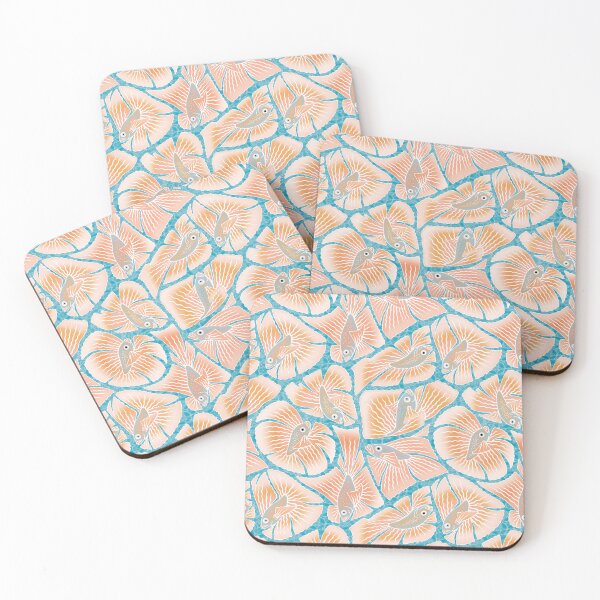 Item preview, Betta Fish Beauty [non-directional] - Pastel Orange designed and sold by Carina Parry Studios.