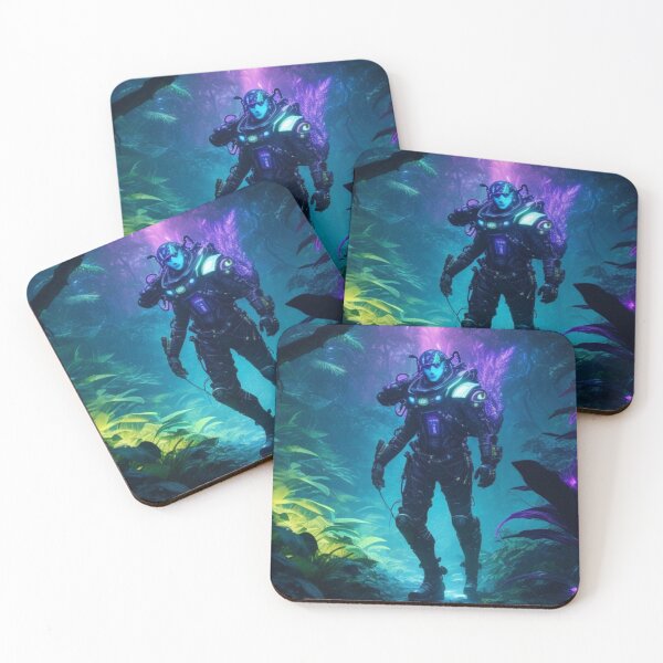 Item preview, Futuristic space pirate designed and sold by PaperPalette.
