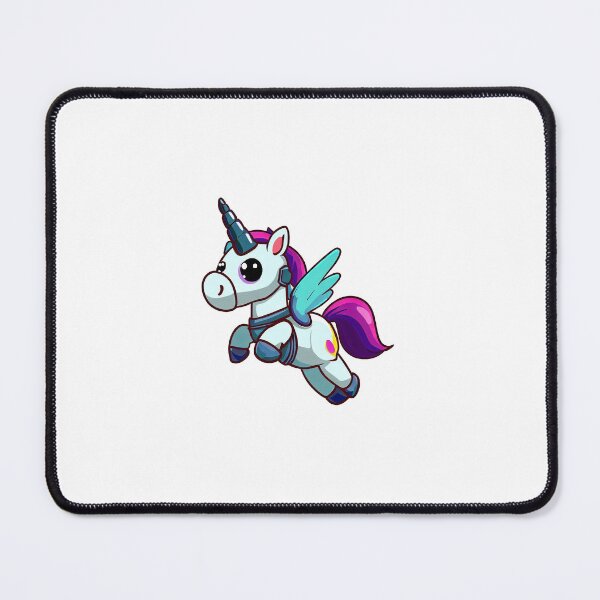 Item preview, Purple mechanical unicorn with wings designed and sold by Miaukeru.