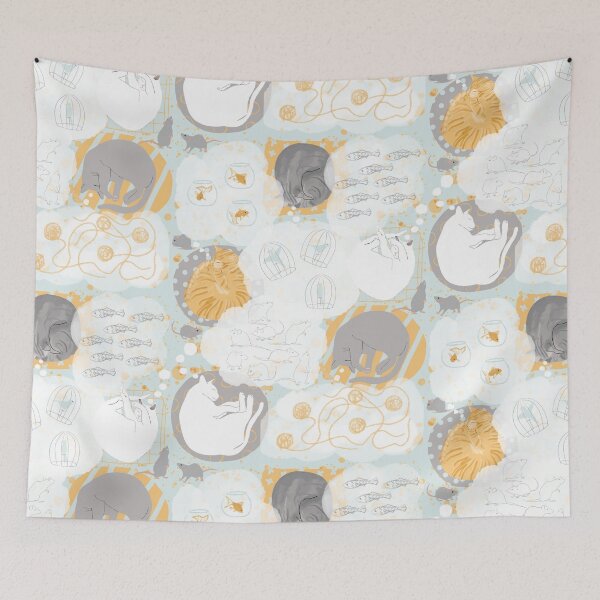 Item preview, Dreaming Cats designed and sold by Amy Hadden.