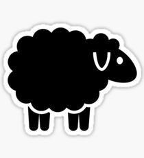 Funny black sheep Sticker