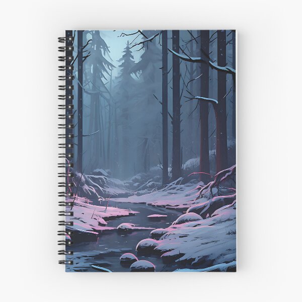 Item preview, Image of a winter forest in the style of fantastic realism designed and sold by Pflugart.