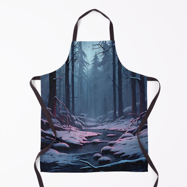 Item preview, Image of a winter forest in the style of fantastic realism designed and sold by Pflugart.