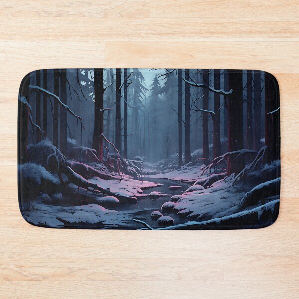 Item preview, Image of a winter forest in the style of fantastic realism designed and sold by Pflugart.