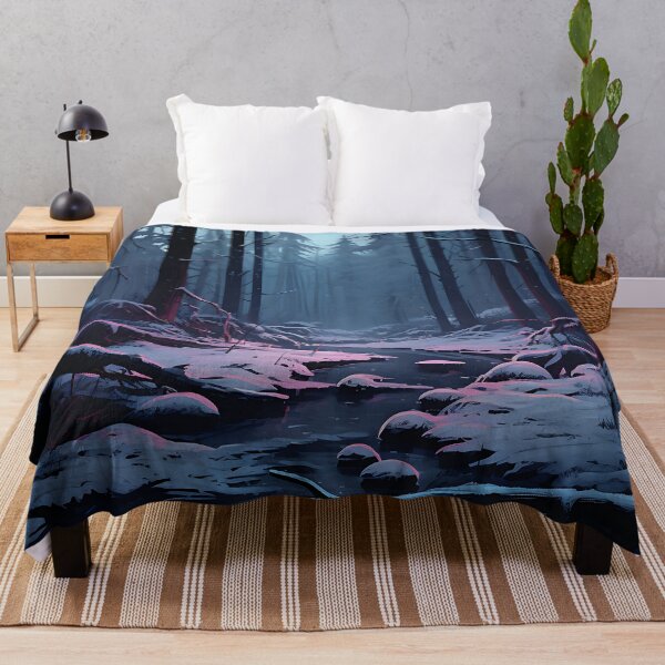 Item preview, Image of a winter forest in the style of fantastic realism designed and sold by Pflugart.