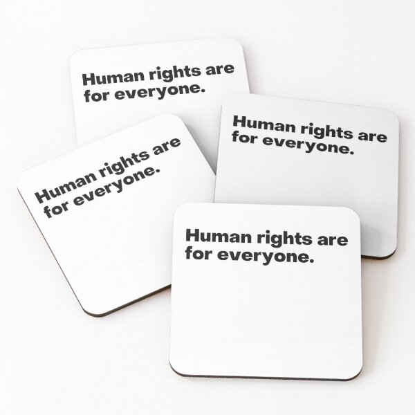 Item preview, Human Rights for Everyone - Inspirational Quote designed and sold by Liberty Boulevard.