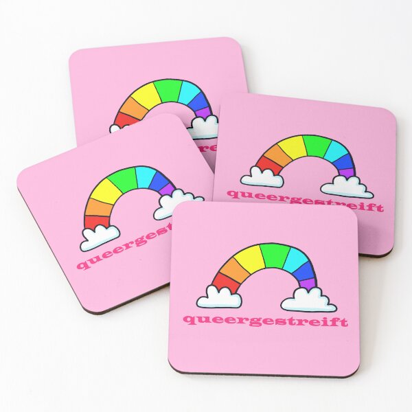 Item preview, queer striped - funny rainbow designed and sold by ThomaeArt.
