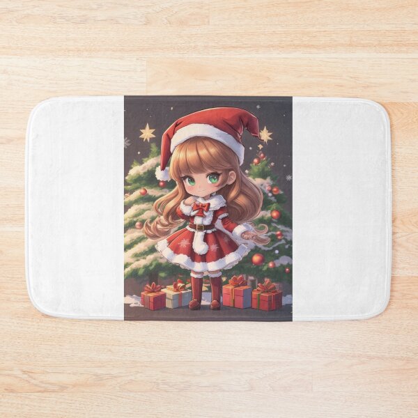 Item preview, Magical Girl Dressed As Santa Claus designed and sold by PaperPalette.