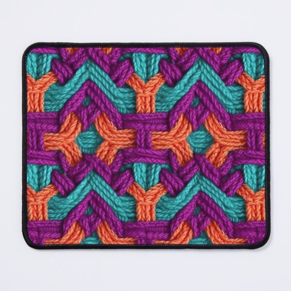 Item preview, Purple Blue and Orange Crochet Pattern designed and sold by aweartome.