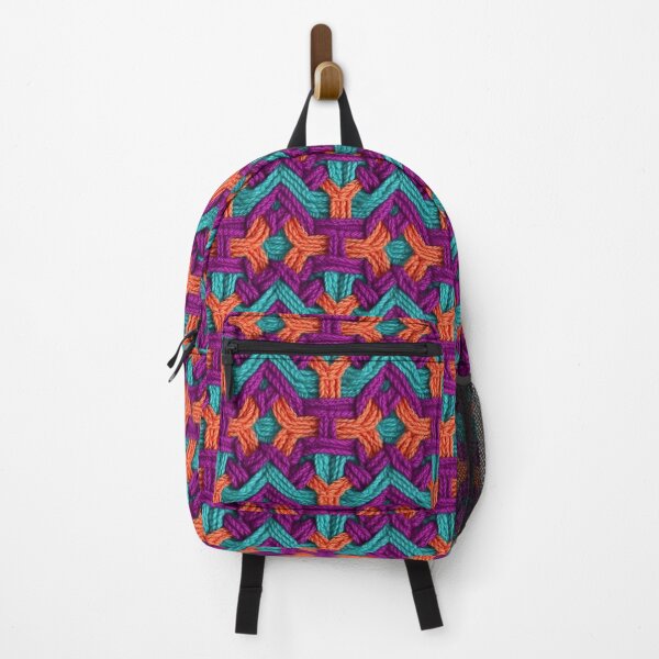 Item preview, Purple Blue and Orange Crochet Pattern designed and sold by aweartome.