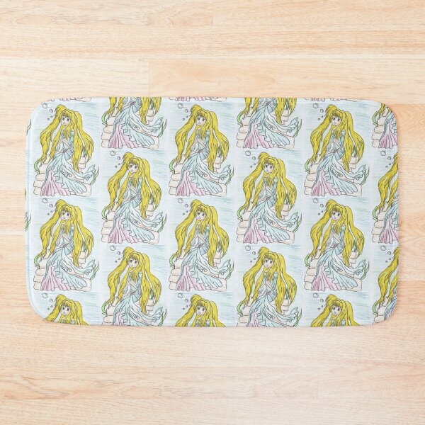 Item preview, Blonde sea princess in blue dress designed and sold by Anmioma.