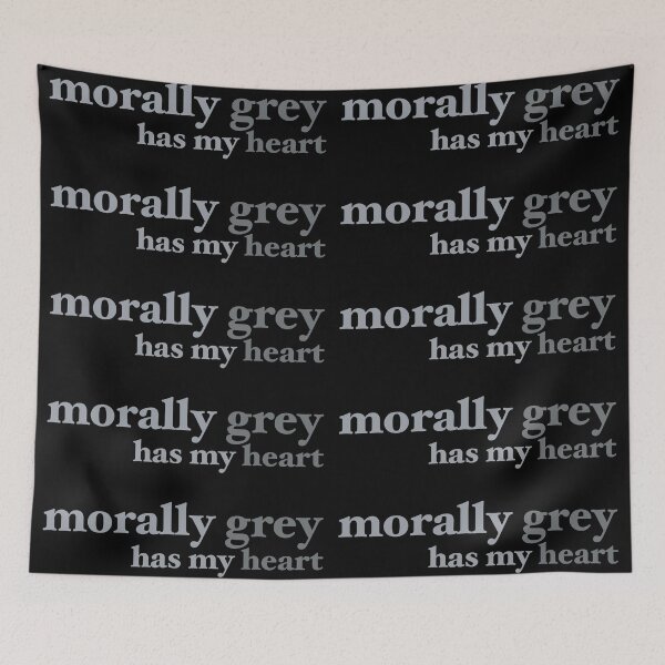 Item preview, Morally grey has my heart - favorite color designed and sold by MadelaneWolf.