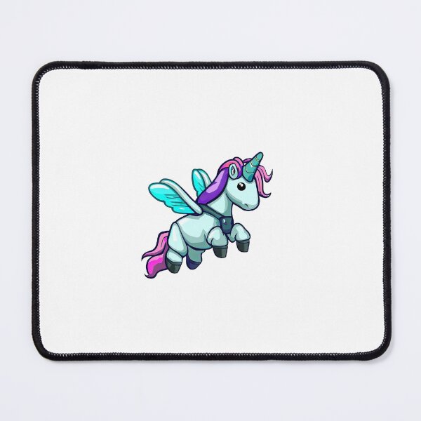 Item preview, Pink mechanical unicorn with wings designed and sold by Miaukeru.