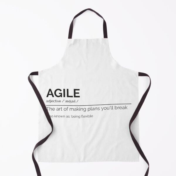 Item preview, "Agile the art of making plans you'll break" designed and sold by Salma Satya & Co.