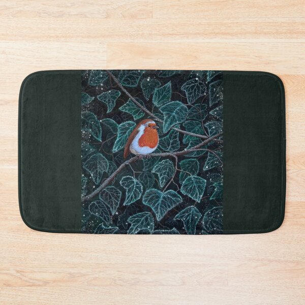 Item preview, Robin in Hoarfrost Ivy designed and sold by PhilipHarvey.