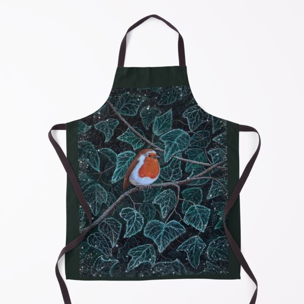 Item preview, Robin in Hoarfrost Ivy designed and sold by PhilipHarvey.